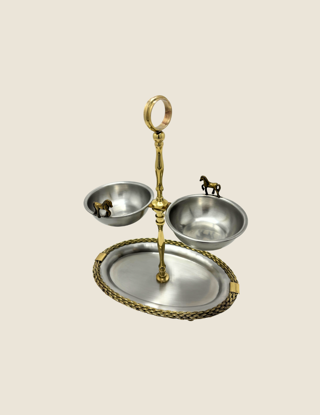 Silver Mustang Platter