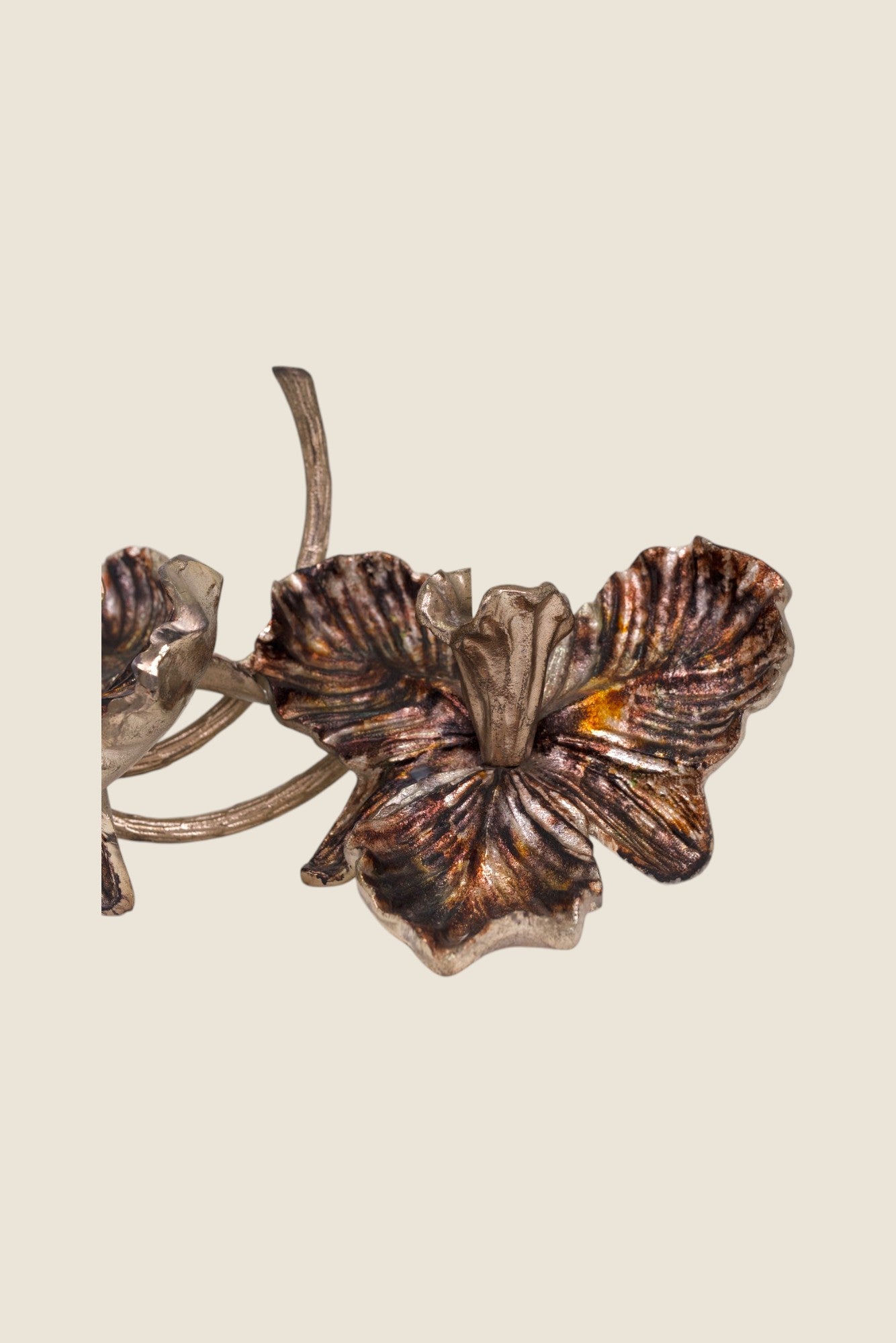 Duo fleur candle stand