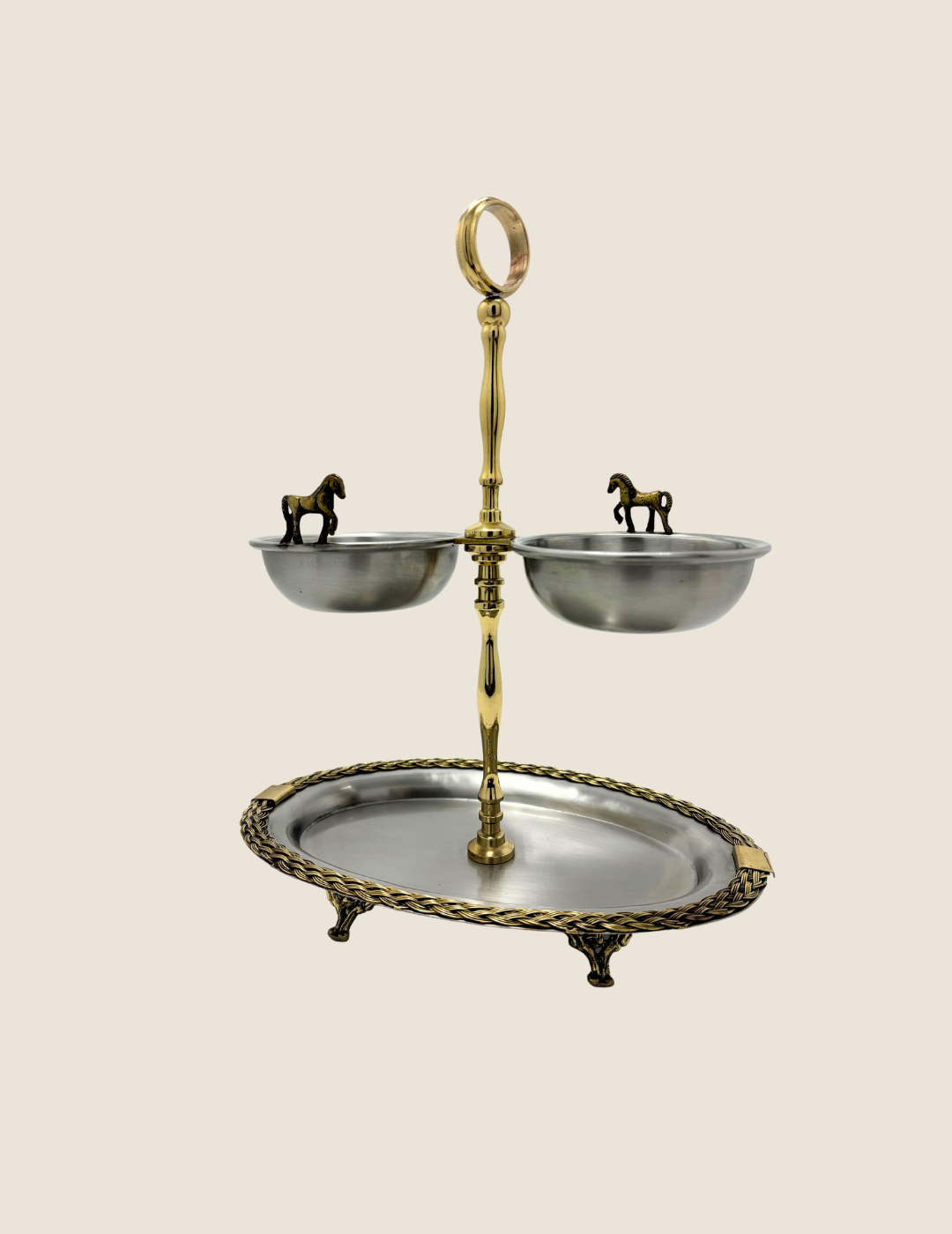 Silver Mustang Platter