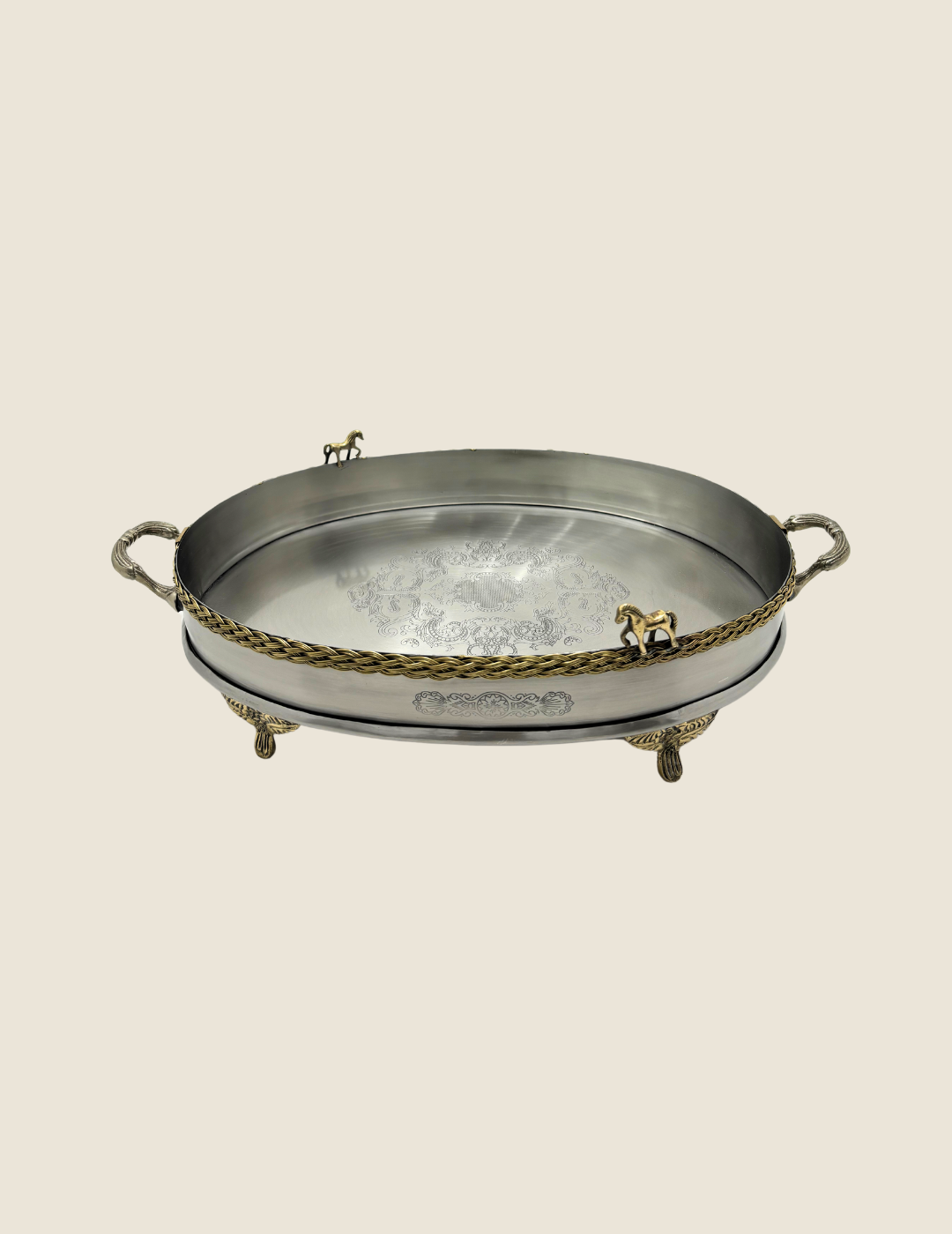 Silver Mustang Tray