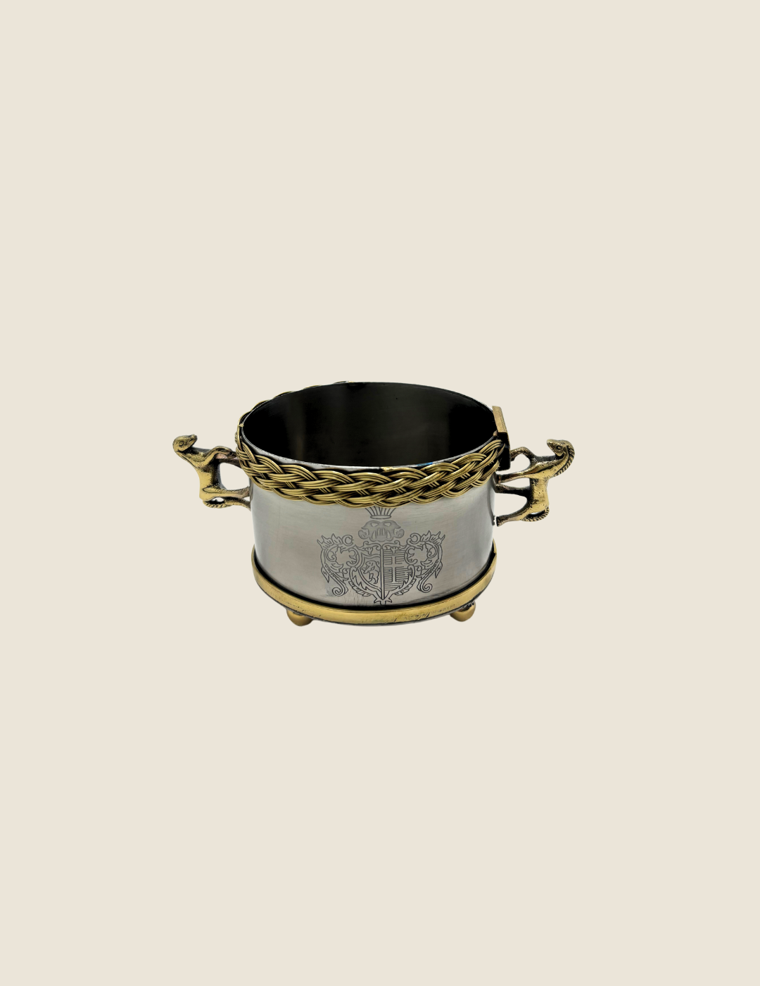 Silver Mustang Sugar Pot