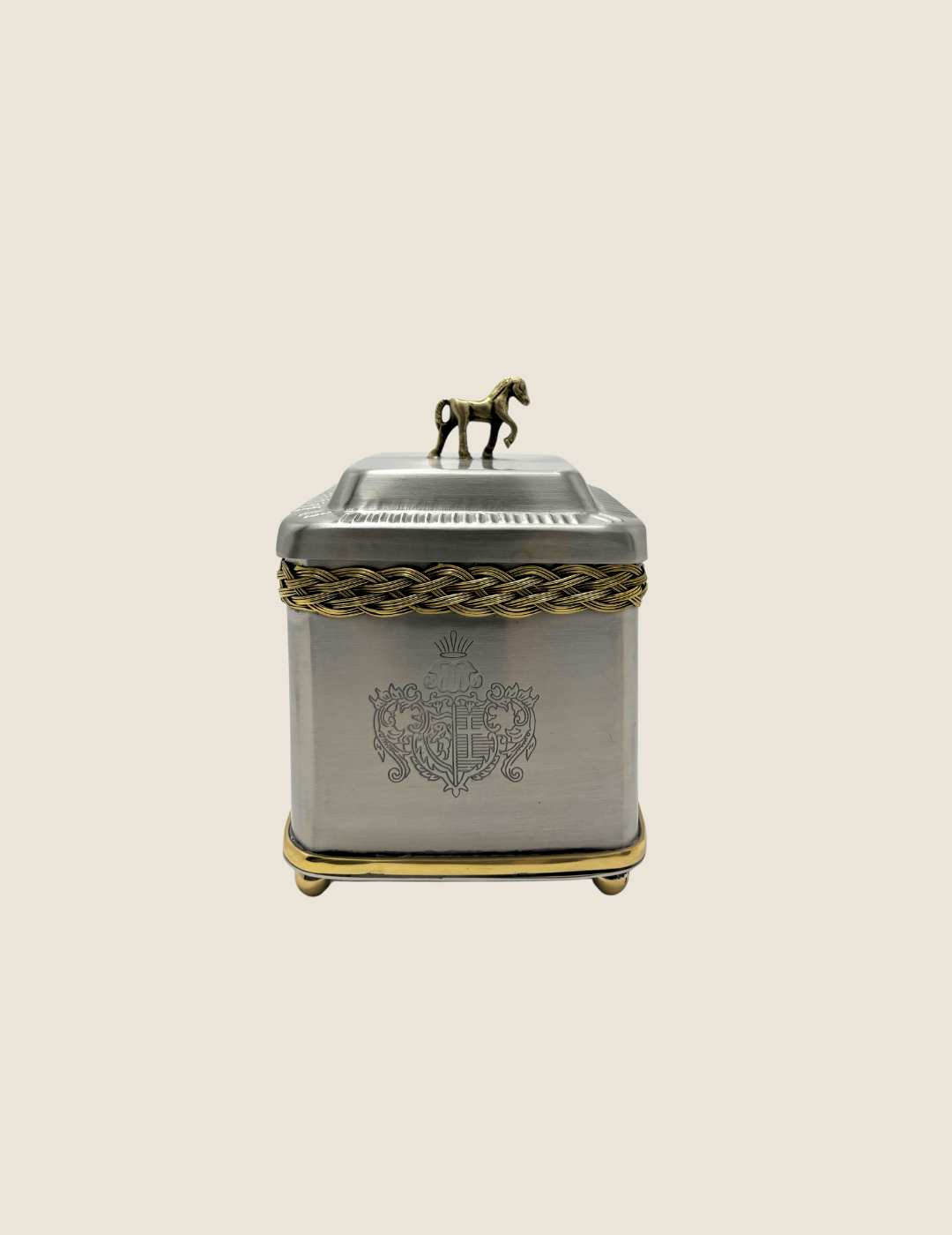 Silver Mustang Cookie Jar