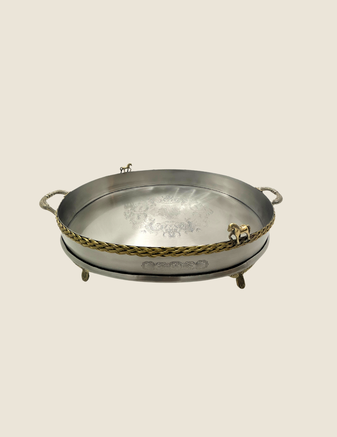 Silver Mustang Tray