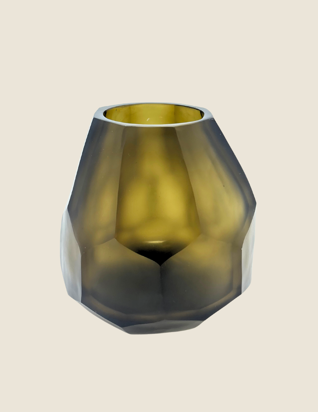 Ebony Diamond Cut Votive