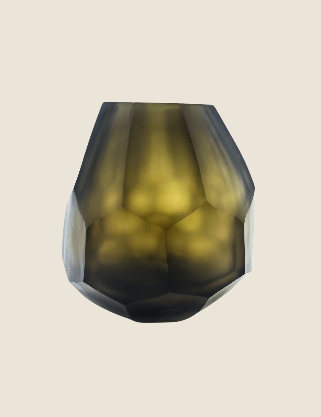 Ebony Diamond Cut Votive