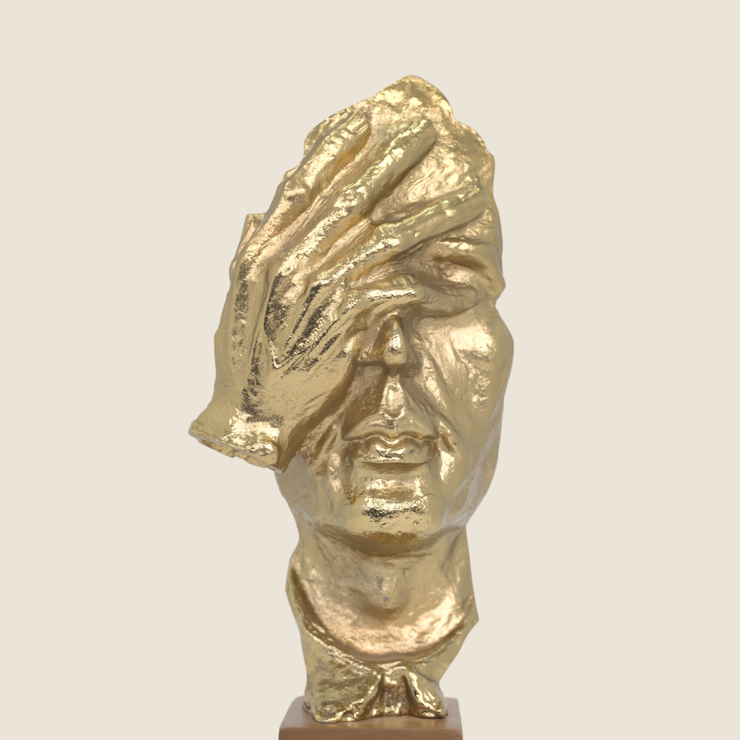 Masked expression Sculpture