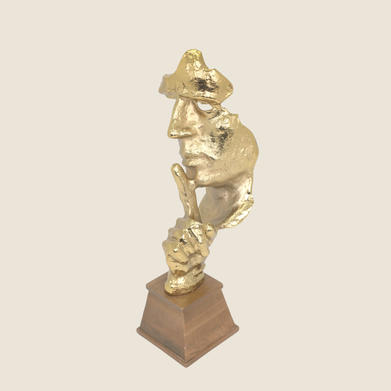 Silent expression sculpture