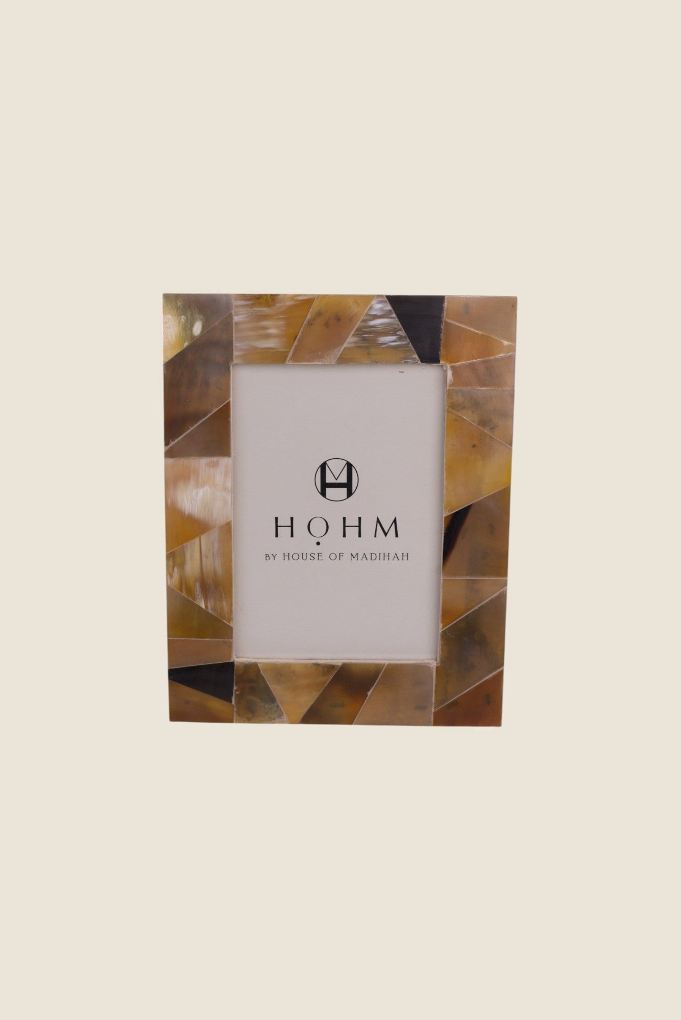 Ebony - Ivory horn frame