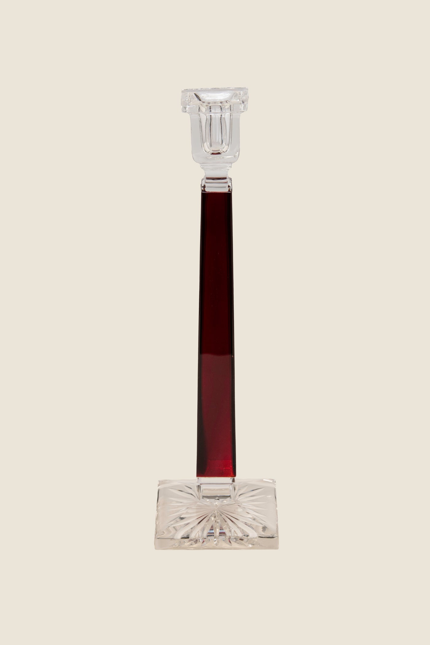 Rosso Crystal candle stand
