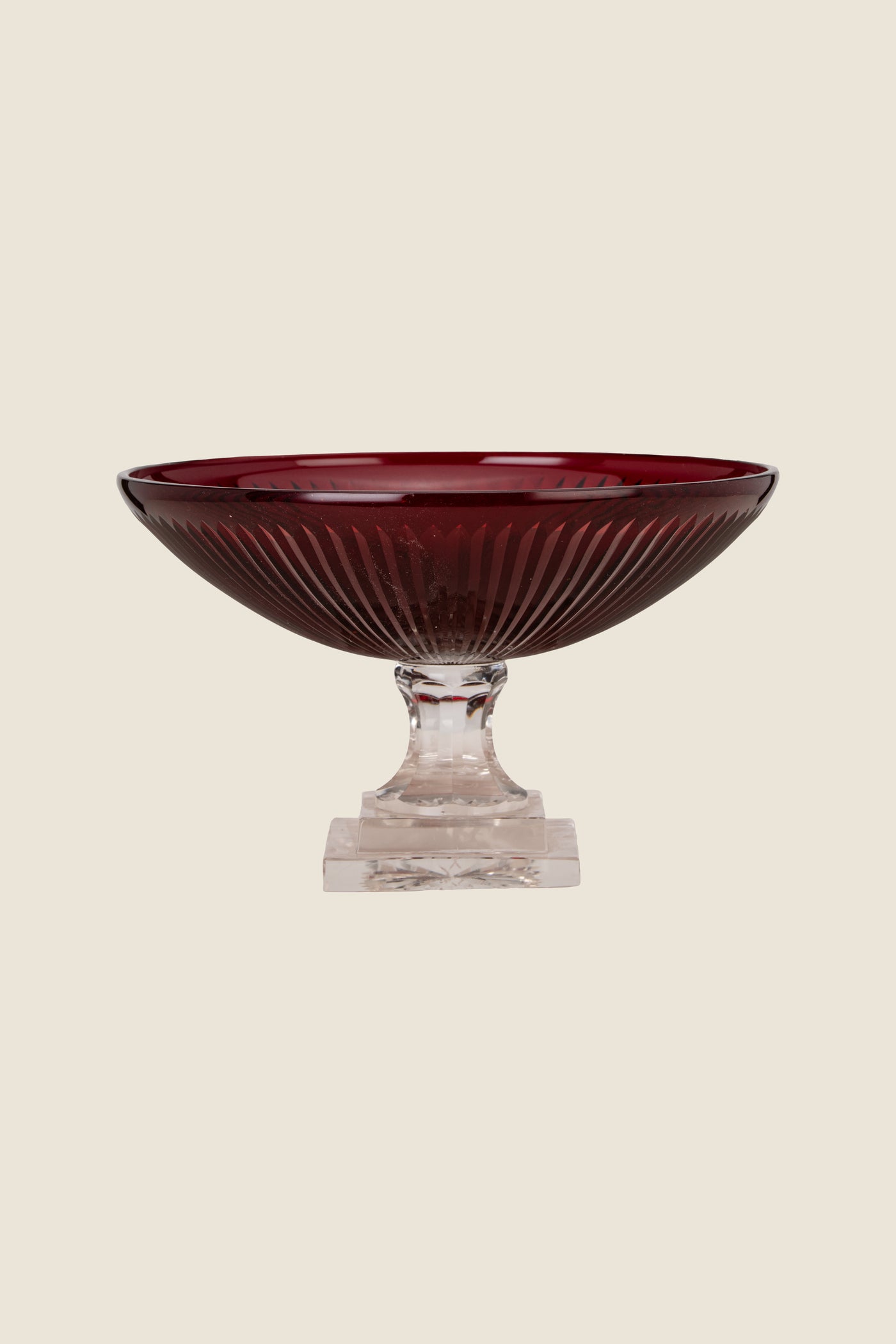 Garnet glass bowl (Small)