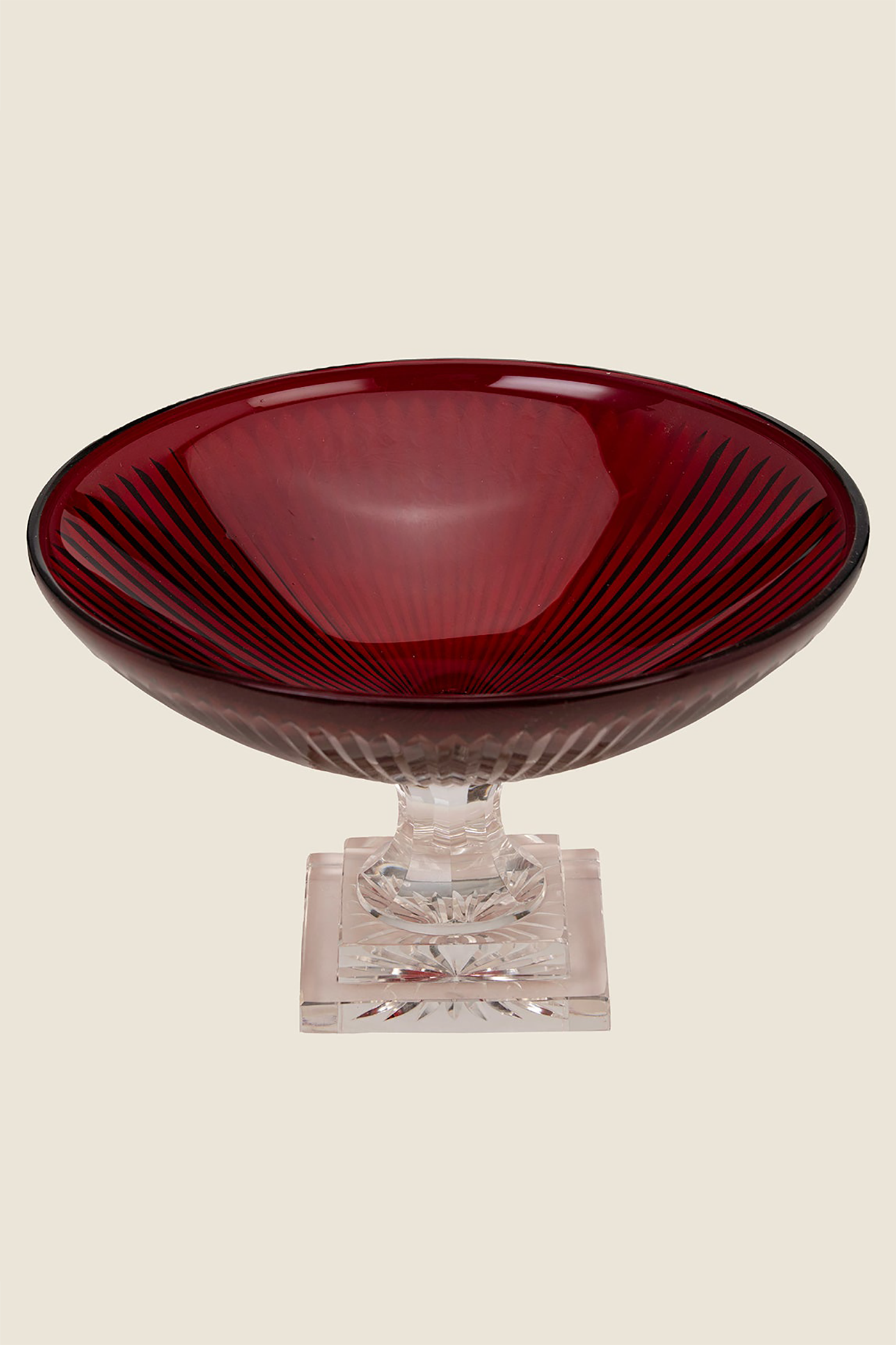 Garnet glass bowl (Small)