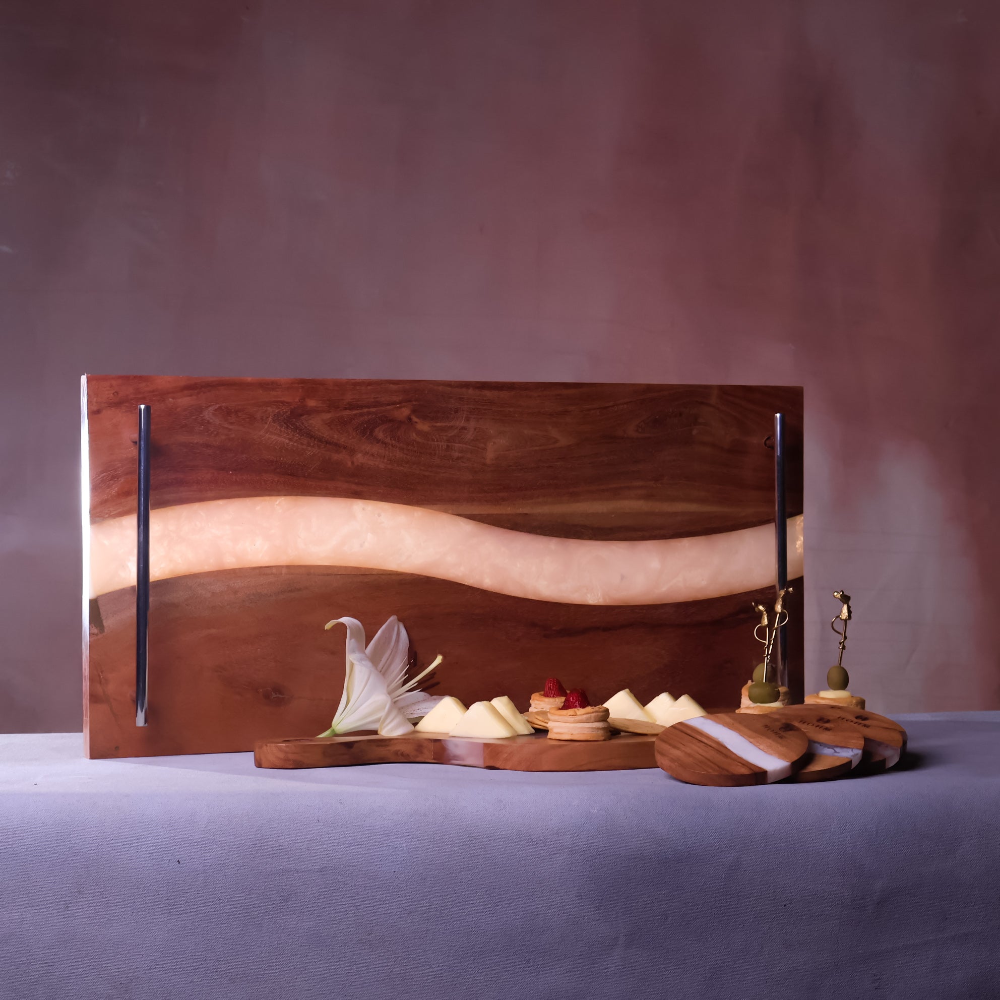 Creek wood tray