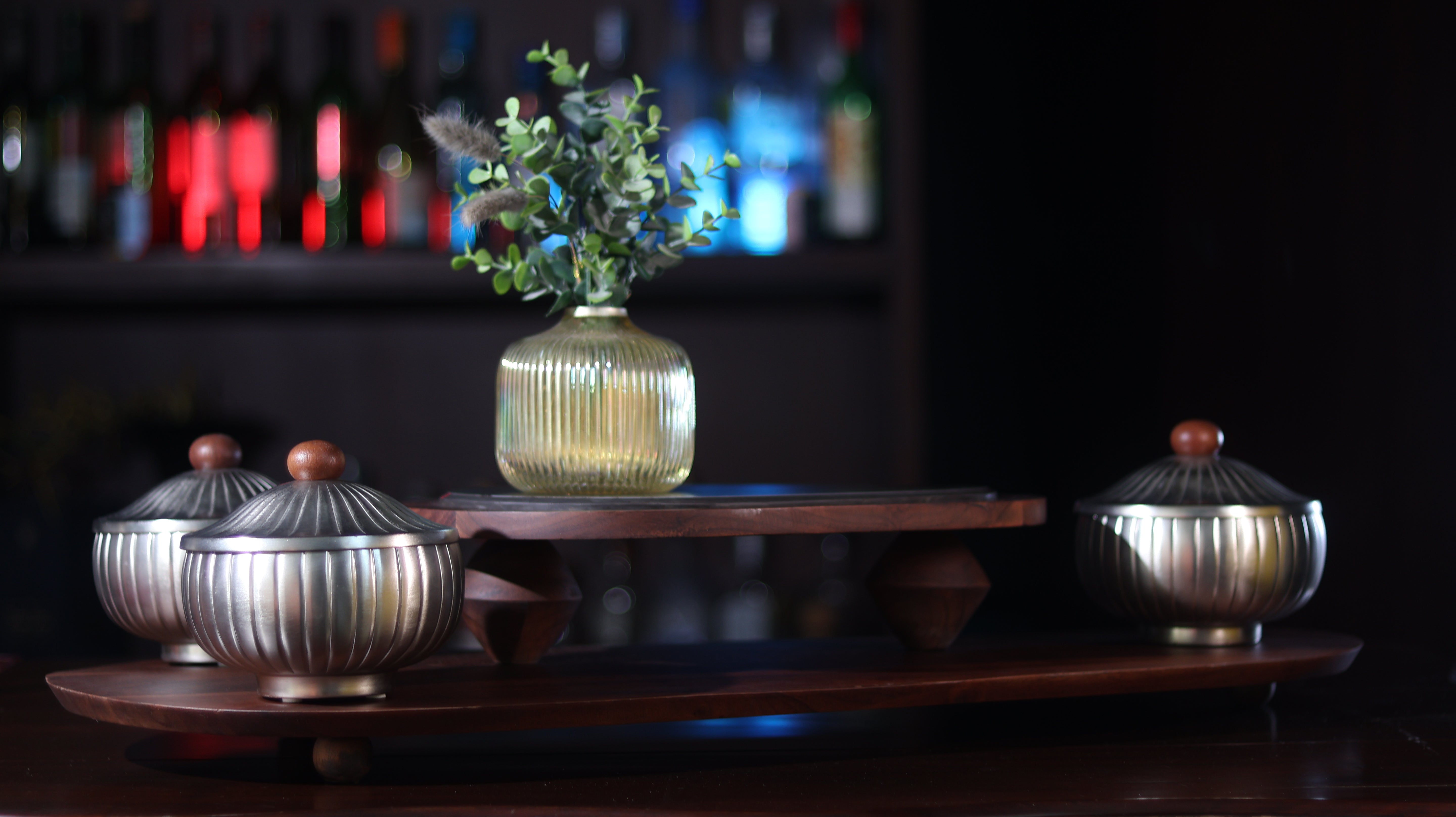 Wooden ball bowl