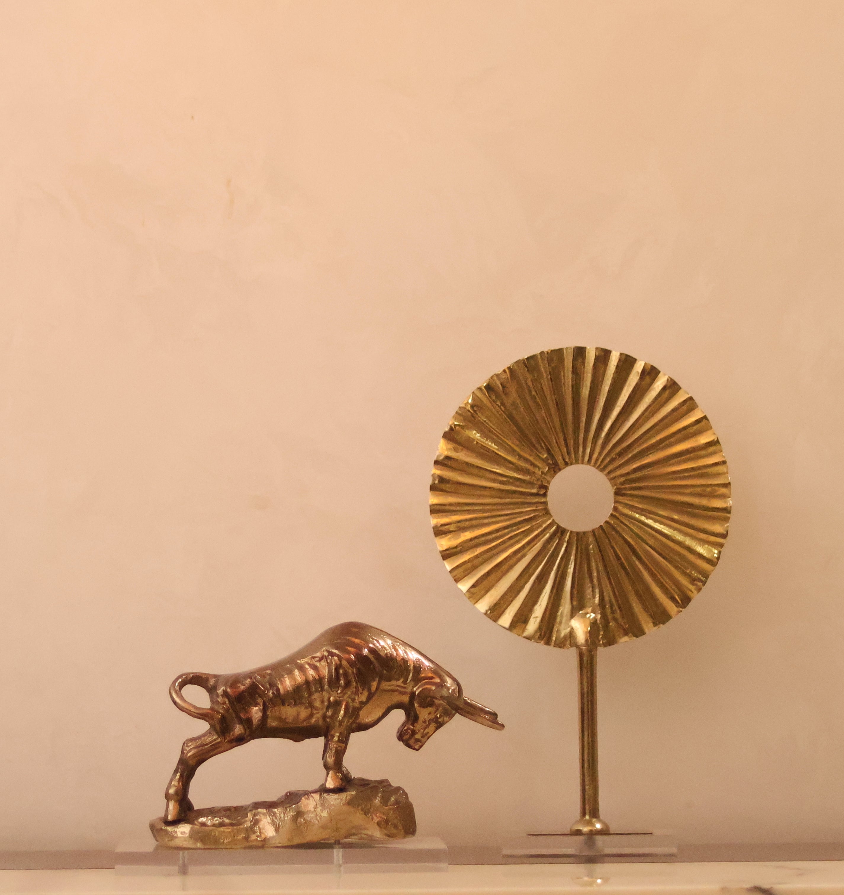 Bull sculpture