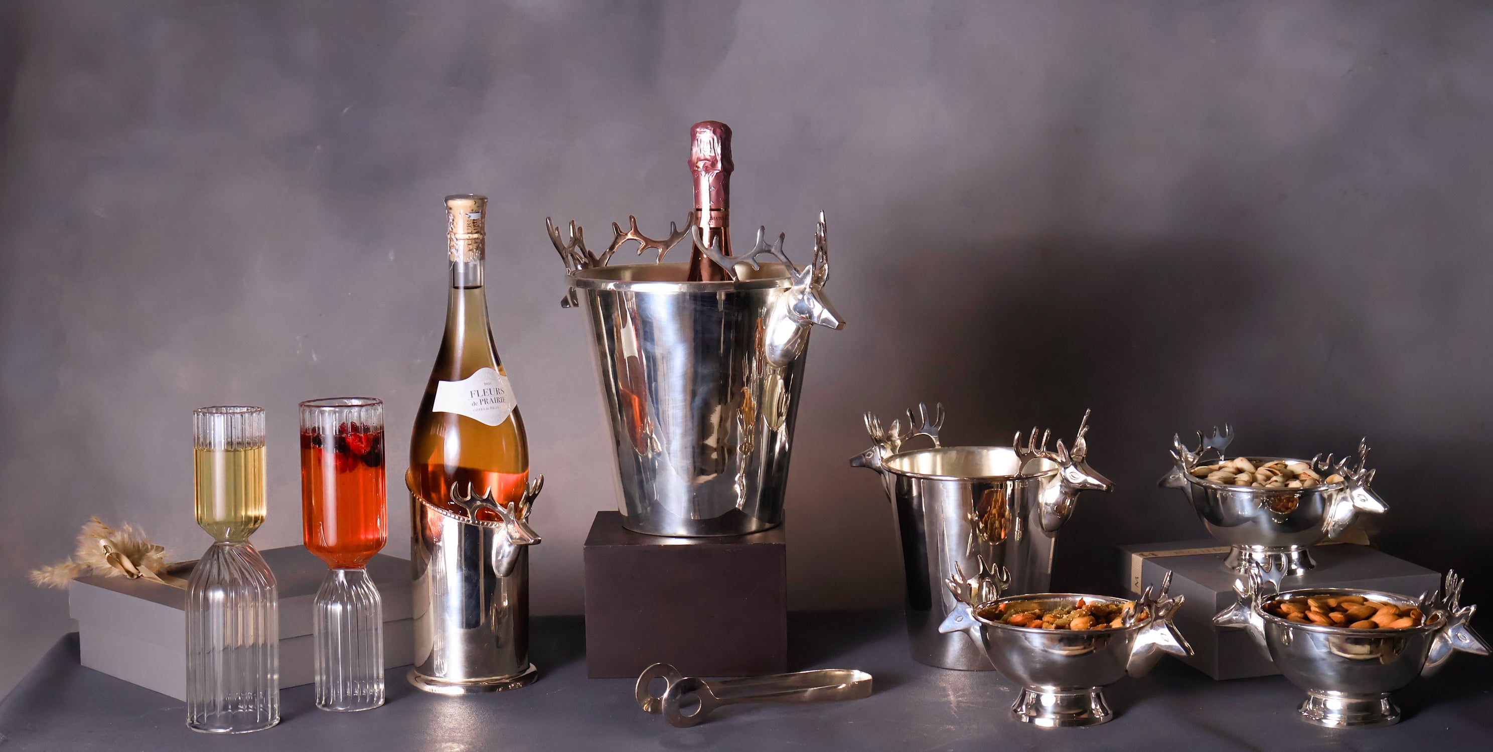 Antler wine chiller